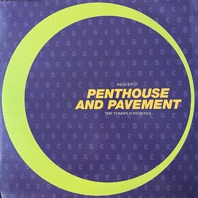 Heaven 17 Penthouse and Pavement Tommy D Remixes Original 1993 12” Vinyl.