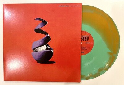 NECK DEEP All Distortions Are Intentional Vinyl LP Ltd Green & Orange Swirl NEW