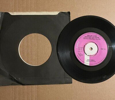 DEEP PURPLE - BLACK NIGHT: NEW LIVE AND RARE 1973: 7" SINGLE PUR135
