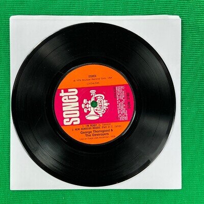 George Thorogood & the Destroyers 7’ EP Vinyl Single Sonet Records 1978