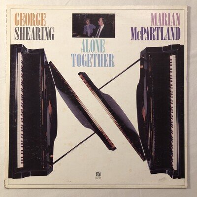 George Shearing, Marian McPartland, Alone Together, Vinyl Lp, Concord, VG+/VG+