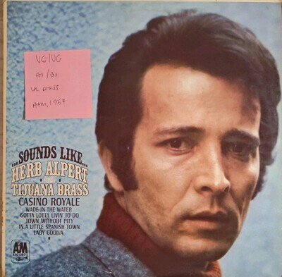 Herb Alpert & The Tijuana Brass Sounds Like Vinyl Record AML900 1967