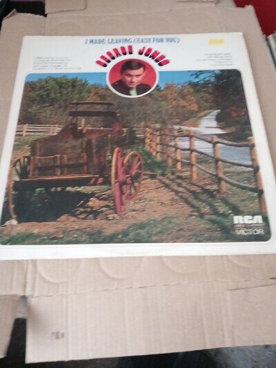 GEORGE JONES I Made Leaving Easy For You 1972 USA Vinyl LP RCA record