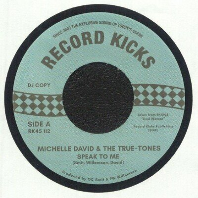 DAVID, Michelle/THE TRUE TONES - Speak To Me - Vinyl (7")