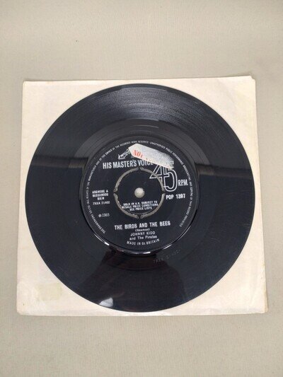 JOHNNY KIDD - THE BIRDS AND THE BEES - 1965 7" Vinyl HMV FACTORY SAMPLE