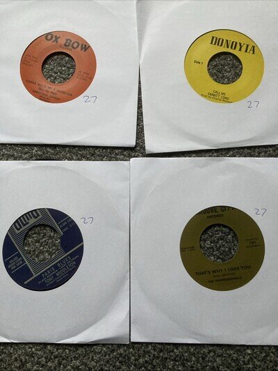 JOB LOT X 4 NORTHERN SOUL SINGLES MINT FLOOR FILLERS MOD RARE COLLECTION