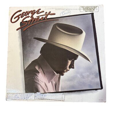 George Strait Does Fort Worth Ever Cross Your Mind LP Vinyl Record MCA-5518 DJ