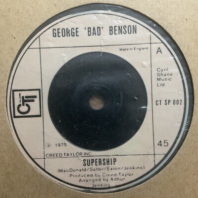 GEORGE ‘BAD’ BENSON - SUPERSHIP - 1975 CTI