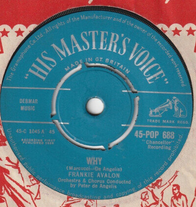 FRANKIE AVALON WHY NICE COPY