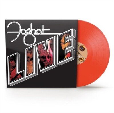 FOGHAT - Live - [Translucent Orange Vinyl] 2024 LTD EDITION Rocktober REISSUE