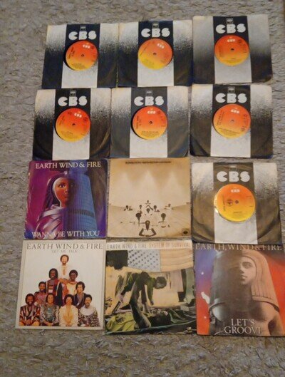 Earth, Wind & Fire 12 7" Singles – Boogie Wonderland, September