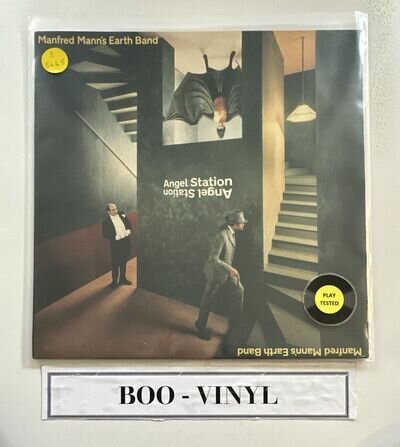 Manfred Mann's Earth Band – Angel Station – BRON 516 A2/B2 + Lyrics Sheet EX/VG+