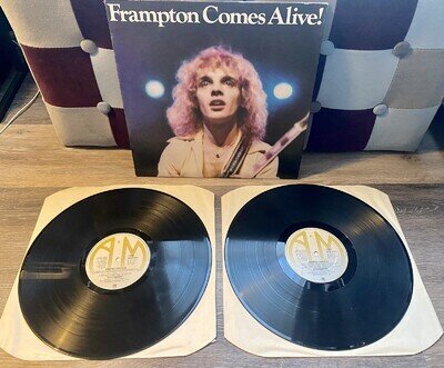 PETER FRAMPTON Comes Alive! Double Gatefold Album 2 LPs