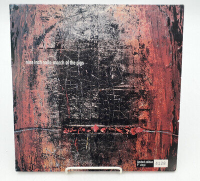 Vintage Nine Inch Nails ‎March Of The Pigs 9" Vinyl Limited Edition 4128
