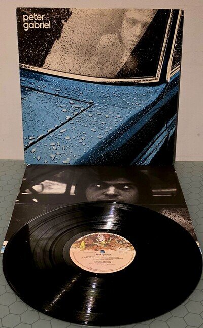 PETER GABRIEL Peter Gabriel S/T 'car' *ORIGINAL UK PRESS* Vinyl LP & Inner EX/EX