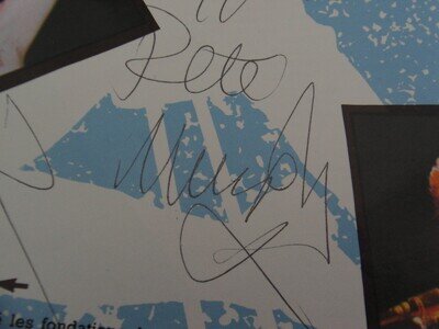 PETER MURPHY (BAUHAUS) AUTOGRAPH in DAVID BOWIE SERIOUS MOONLIGHT TOUR PROGRAMME