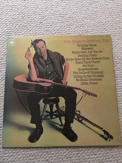 Pete Seeger’s Greatest Hits Vinyl 1967 CBS 63008