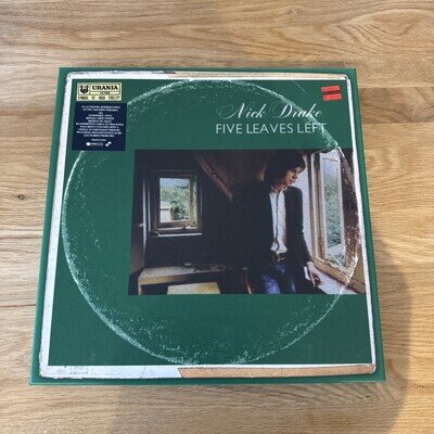 NICK DRAKE: FIVE LEAVES LEFT ReDISCovered VINYL BOX SET POSTER MEMORABILIA NM