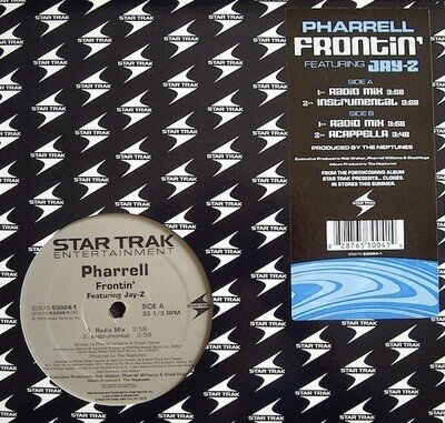 Pharrell Williams Featuring Jay-Z - Frontin' (12")