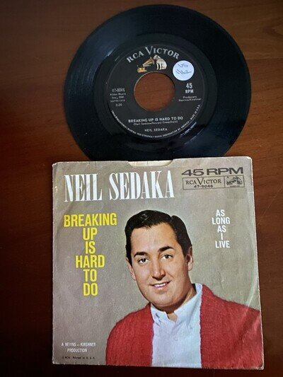 NEIL SEDAKA BREAKING UP IS HARD TO DO