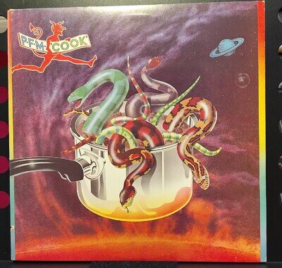 PFM "Cook" 12" Vinyl Live Album (1974) Manticore MA6-502S1 **VG Condition**