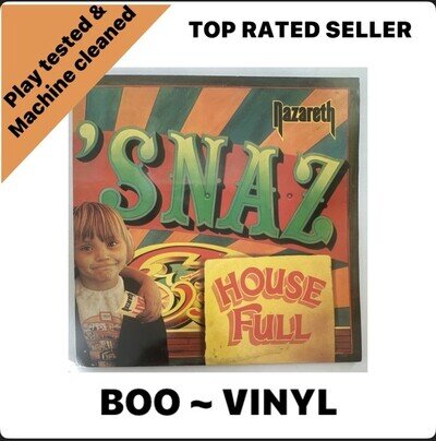 Nazareth Snaz Double Lp Vinyl Record NEMS NELD 102 VG+ / VG+