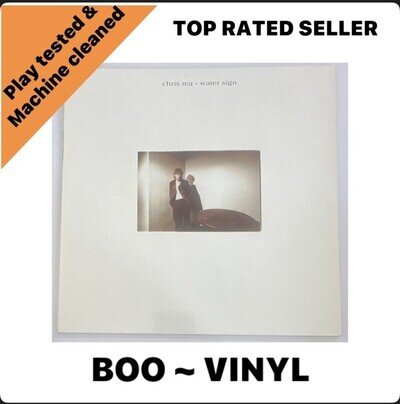 Chris Rea Water Sign Vinyl LP Record Album NM / NM Condition Nice Copy