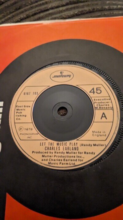 CHARLES EARLAND LET THE MUSIC PLAY UK 7"