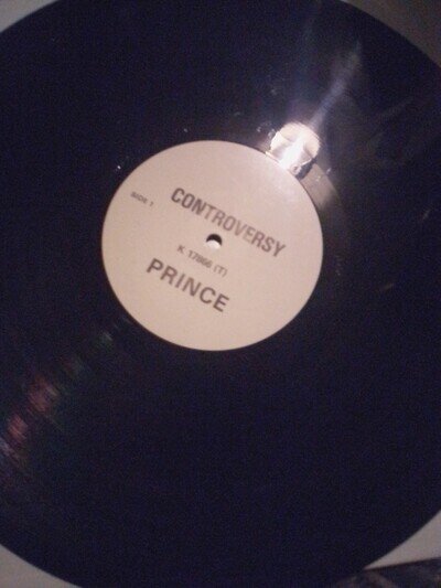Prince Controversy white Label Promo Advance K17866 EX+ 12" Rare 1981