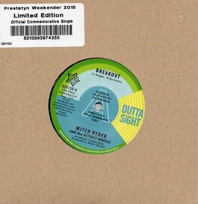 MITCH RYDER BREAKOUT/ YOU GET YOUR KICKS UK OUTTA SIGHT Limited Edition DEMO