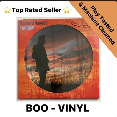 Richard Hawley "Further" Picture Disc Signed Elbow The Long Pigs Pulp Nm