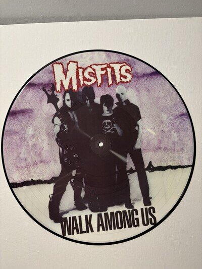 MISFITS Walk Amoung Us picture disc LP rare Ruby punk goth