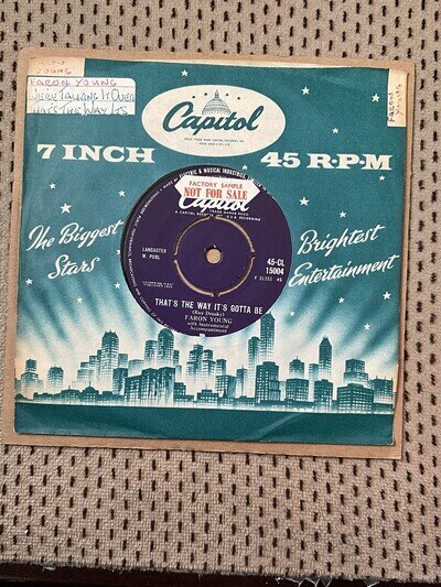 FARON YOUNG - THAT'S THE WAY IT'S GOTTA BE Capitol 45-CL 15004