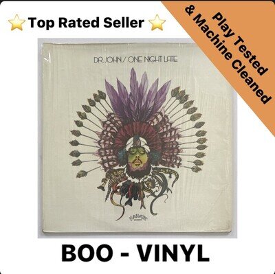 Dr. John One Night Late Lp Vinyl Record Blues Rock Ex / Ex Condition