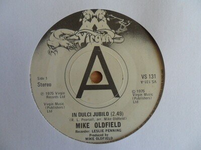 Mike Oldfield - In Dulci Jubilo (7" Vinyl)