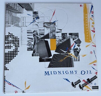 Midnight Oil, 10, 9, 8, 7,6 ,5 ,4 ,3, 2, 1, Original 1986 vinyl LP, cbs 25314
