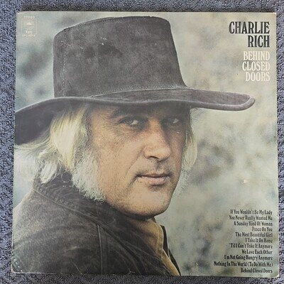 Charlie Rich - Behind Closed Doors Vinyl LP (1973) Epic Records EPC 65716