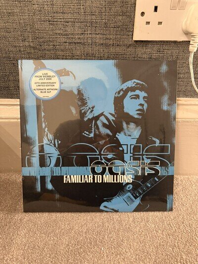 Oasis - Familiar To Millions Blue 3LP HMV Exclusive Vinyl (Sealed) IN HAND 🎤