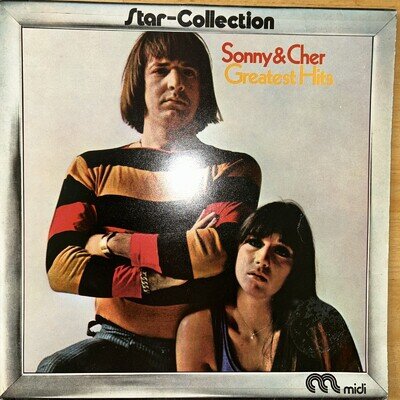 12”LP VINYL.SONNY & CHER GREATEST HITS. 1973. MID30039. VGC.