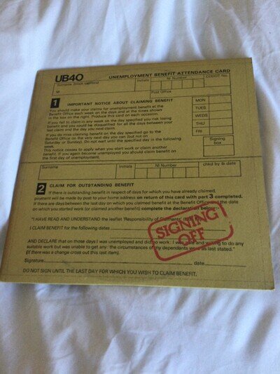 UB40 - Signing Off: Vinyl LP & 12" Single, Graduate Records 1980