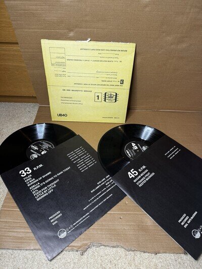 UB40 Singing Off Vinyl Record (2021, 2-Disc Set, Uni-Dorset Corporation)