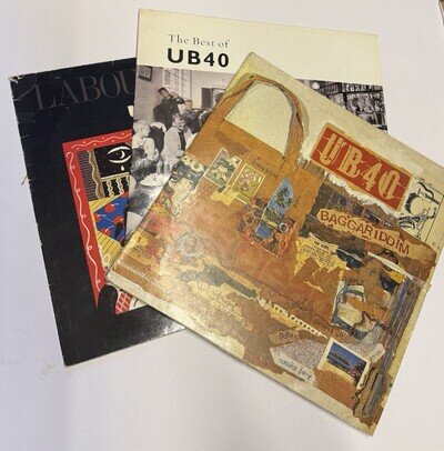 UB40 Vinyl Album Job Lot Bundle Best Of,Labour Of Love,Baggariddim X 3 LPs