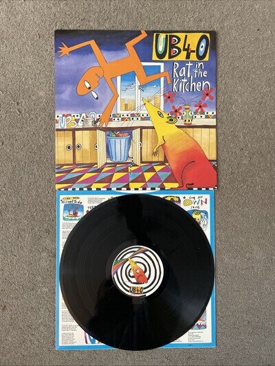 UB40 RAT IN THE KITCHEN 1986 UK DEP INTERNATIONAL VINYL LP DEP 11 Ex