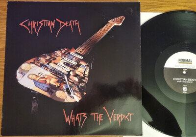 Christian Death – What's The Verdict 1988 Normal NORMAL 91 German 12” Single