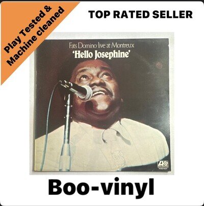 Fats Domino - Hello Josephine/ Live At Montreux - Lp Vinyl Record Atlantic EX