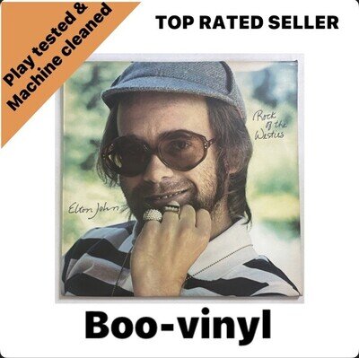 Elton John - Rock Of The Westies - Blood Red Translucent Vinyl Lp Record EX/EX