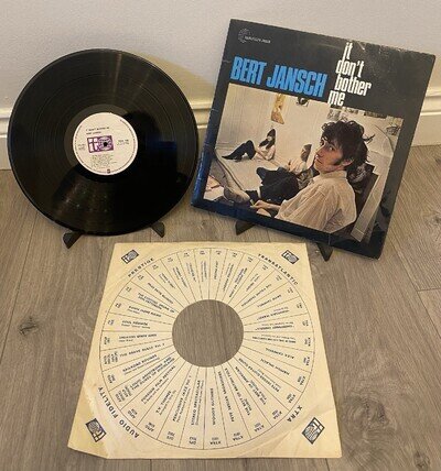BERT JANSCH "IT DON'T BOTHER ME" TRANSATLANTIC UK 1966 LP FLIPBACK TRA132 EX/VG