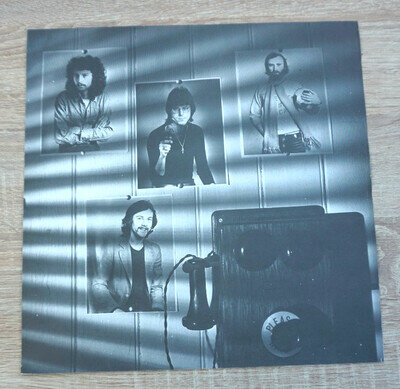 BRAND X (PHIL COLLINS) - UNORTHODOX BEHAVIOUR - ORIGINAL PIC INSERT FOR VINYL LP