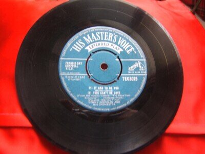 45RPM 7" EP RECORD - BENNY GOODMAN ORCHESTRA