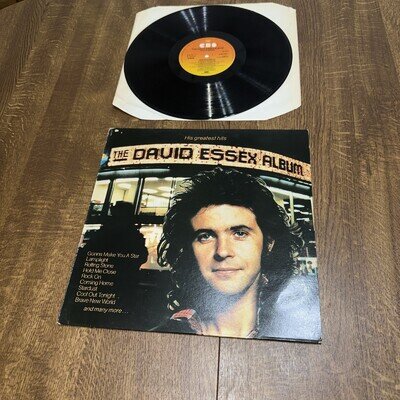 DAVID ESSEX - THE DAVID ESSEX ALBUM HIS GREATEST HITS - 12" VINYL LP Ex cond